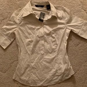 (NEW WITH TAGS!) White Express Blouse - Size 2